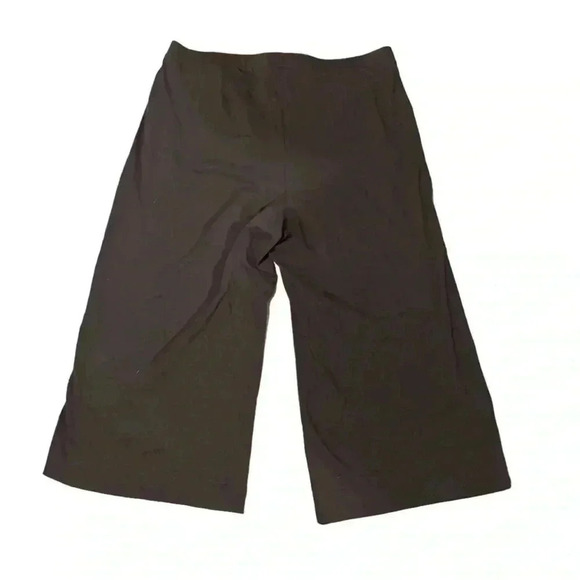 J.Jill Wide Leg Cropped Brown Pull On Pants Pockets Size XL - Picture 2 of 5